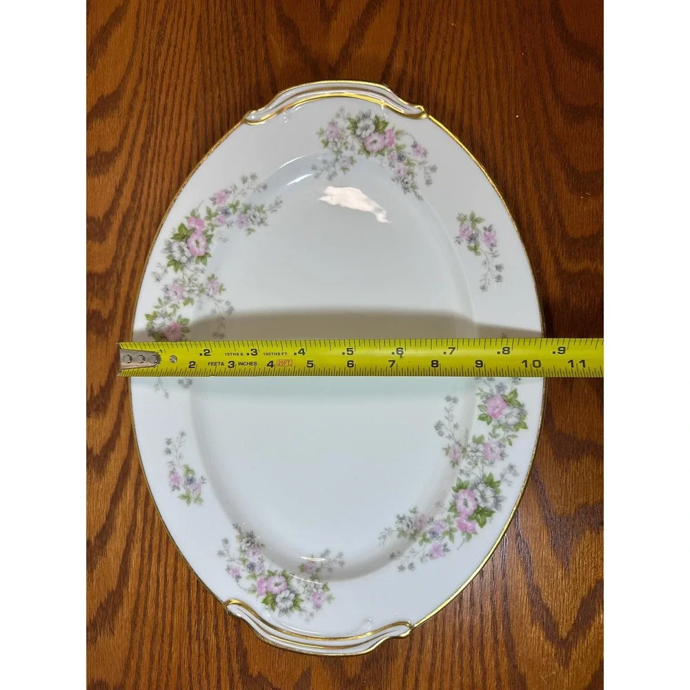 Vintage Noritake Toraine Pattern 3025, 14 Inch Serving Platter, Made in Japan - Picture 4 of 10